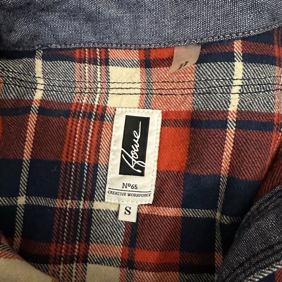 HOWE L/S Plaid Pearl Snap Western Shirt w 2-Pockets in Multicolor - Picture 5 of 9